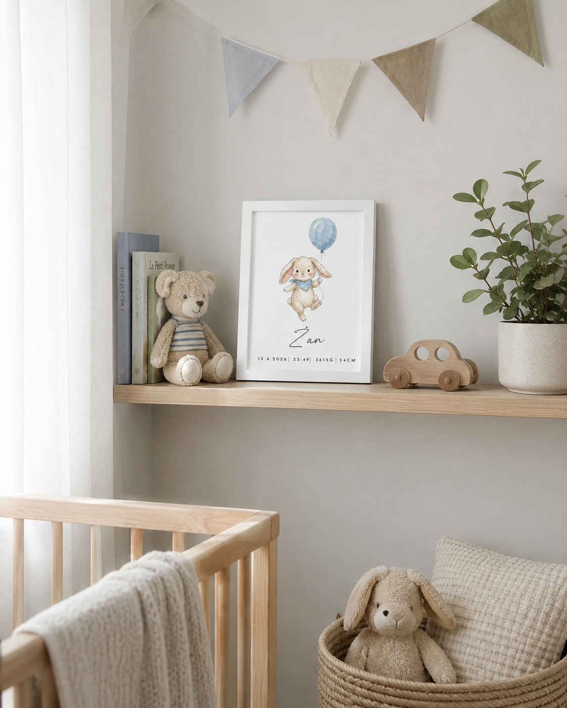 Grafika z rojstnimi podatki – zajček