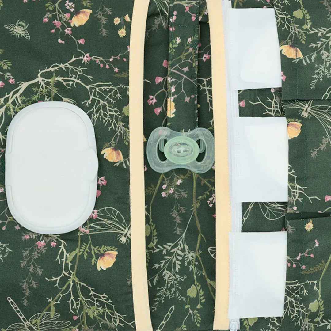 Torbica za plenice Secret Garden Green (KikkaBoo)