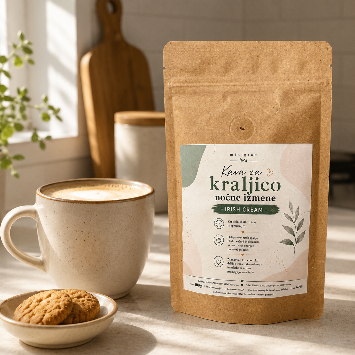 Kava za kraljico nočne izmene – Irish Cream, 100 g