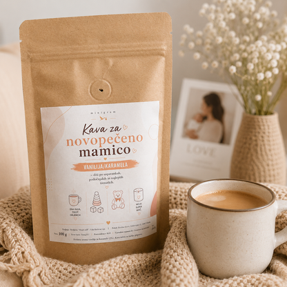 Kava za novopečeno mamico – vanilija in karamela, 100 g
