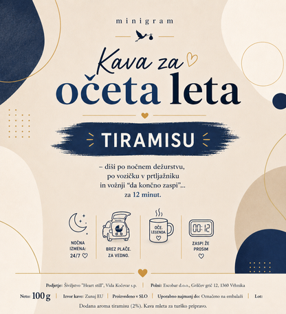 Kava za očeta leta – Tiramisu, 100 g