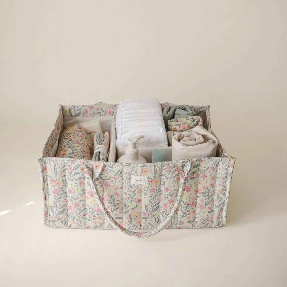 Organizator za pleničke Pastel Blooms (Mushie)