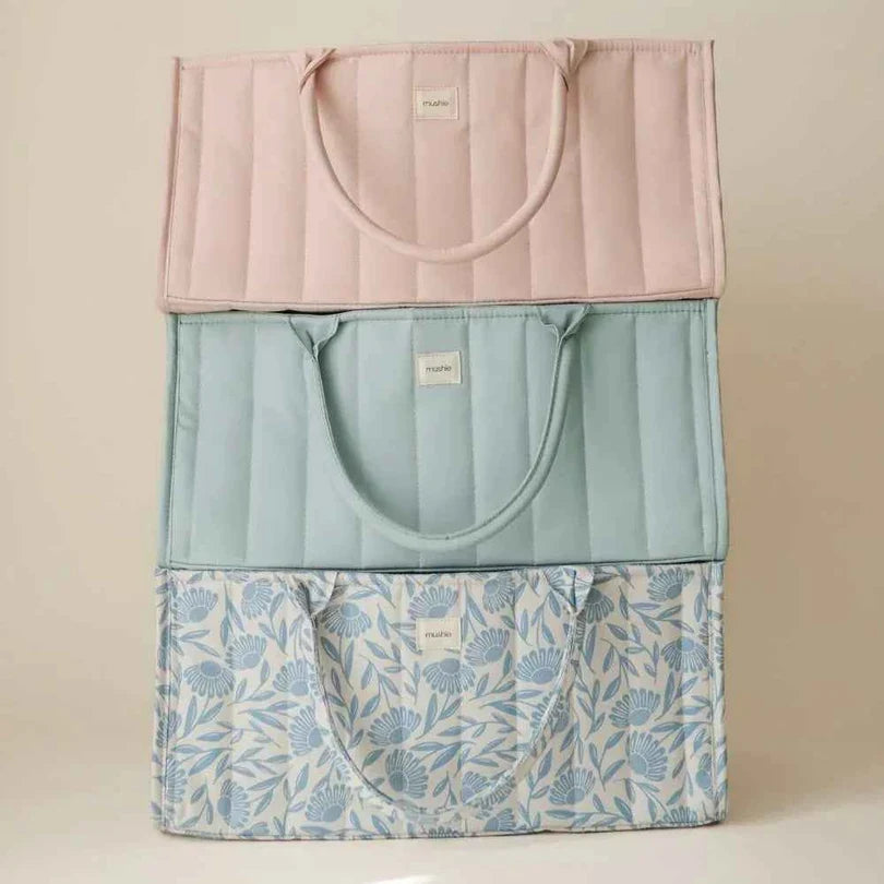 Organizator za pleničke Blue Flowers (Mushie)