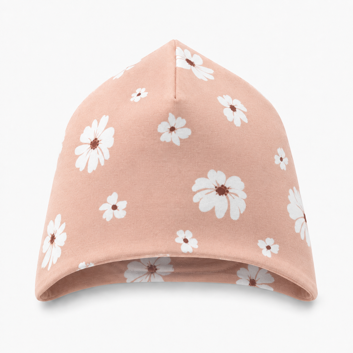 Otroška kapa LUMIÉ - soft pink rožice