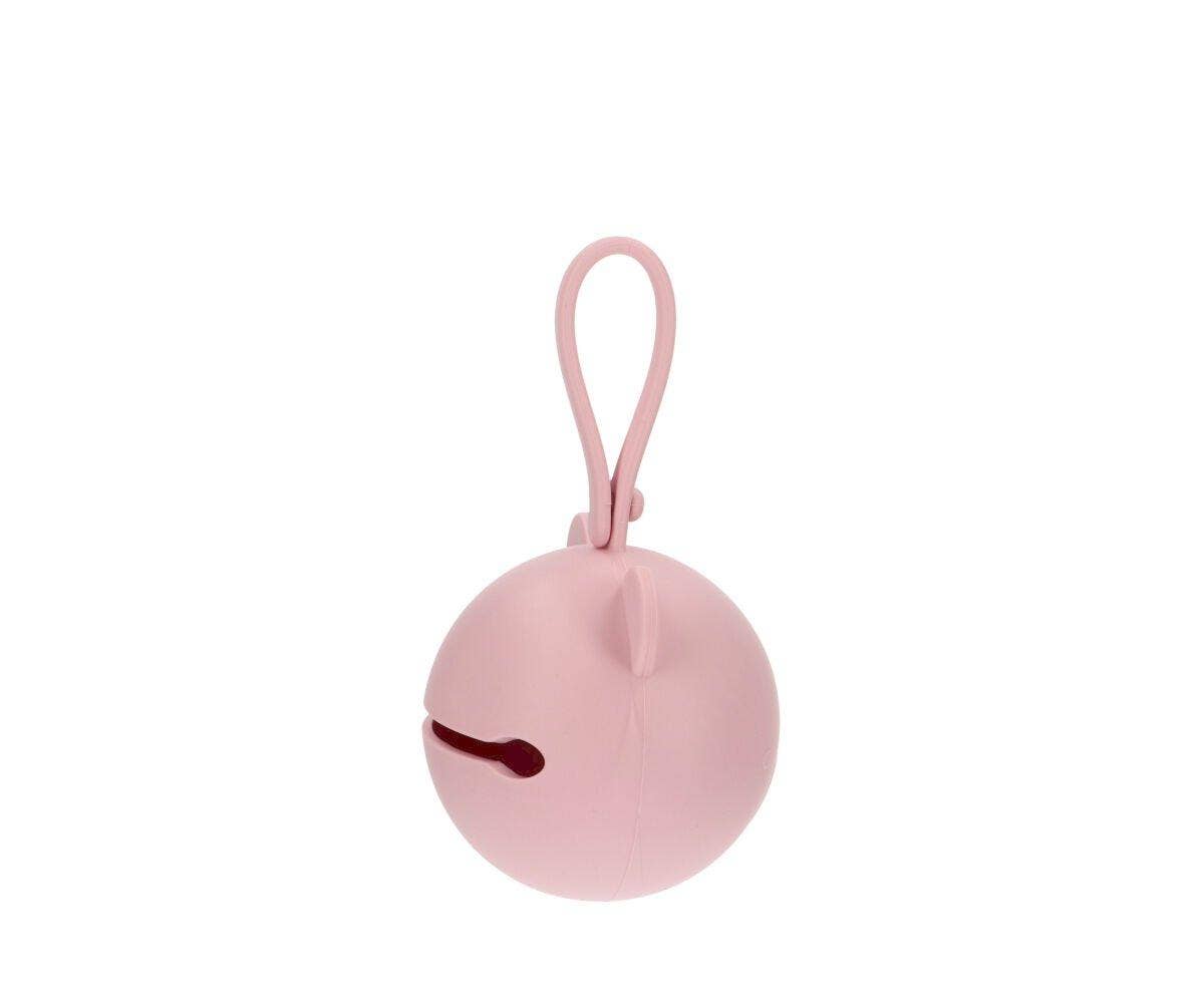 Tutete silikonska torbica za dudo – medvedek, roza